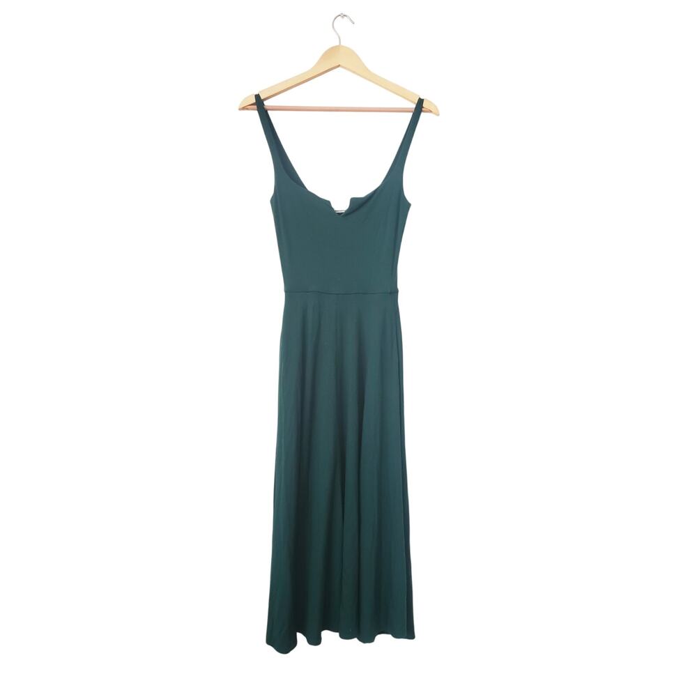 Reformation Jeans Sleeveless Midi Dress Green Size XS